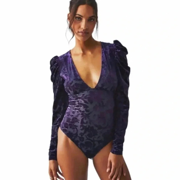 NWT Free People Magic Hour Bodysuit S - Picture 2 of 7